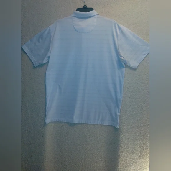 Callaway Opti Dri White Polyester Golf Polo Shirt Mens Size Large - Picture 2 of 8
